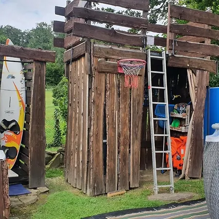 דירה Frankes Mit Garten Und Pool, 6 Einzelbetten, Parkplatz אסן