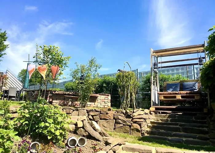 Frankes Mit Garten Und Pool, 6 Einzelbetten, Parkplatz * אסן