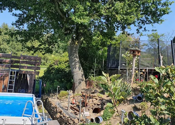 Frankes Mit Garten Und Pool, 6 Einzelbetten, Parkplatz אסן