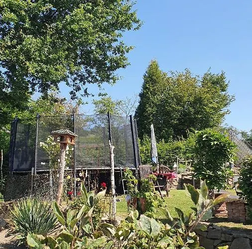 דירה Frankes Mit Garten Und Pool, 6 Einzelbetten, Parkplatz אסן