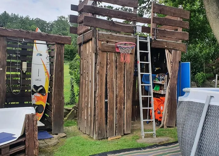 شقة Frankes Mit Garten Und Pool, 6 Einzelbetten, Parkplatz إسن